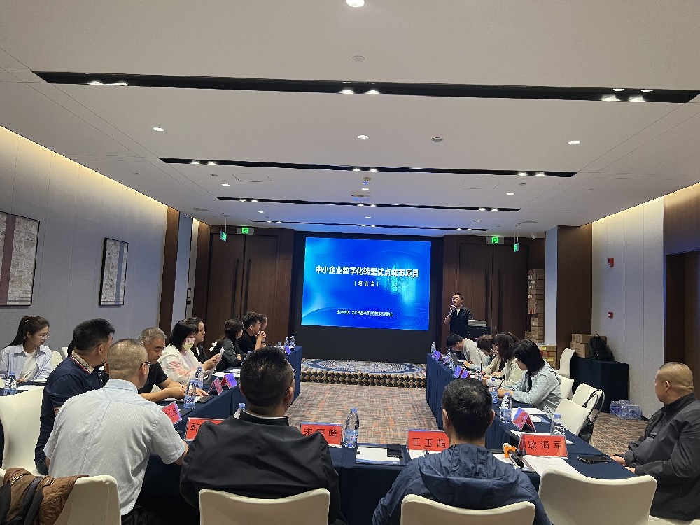 中小企业数字化转型试点城市项目培训会成功···